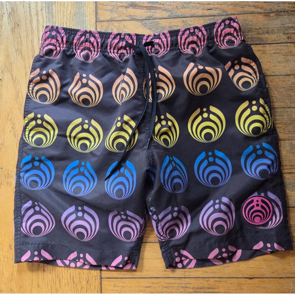 Bassnectar Bass Drop Active Shorts Men's Small Swim, Active, Everyday